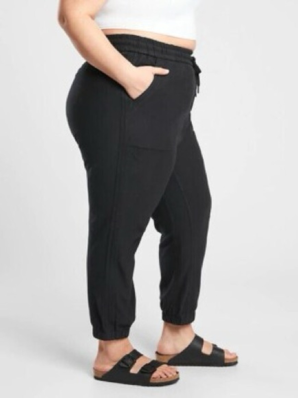 Athleta Curvy Farallon Jogger Pants in Washed Black, Women’s Plus size 20